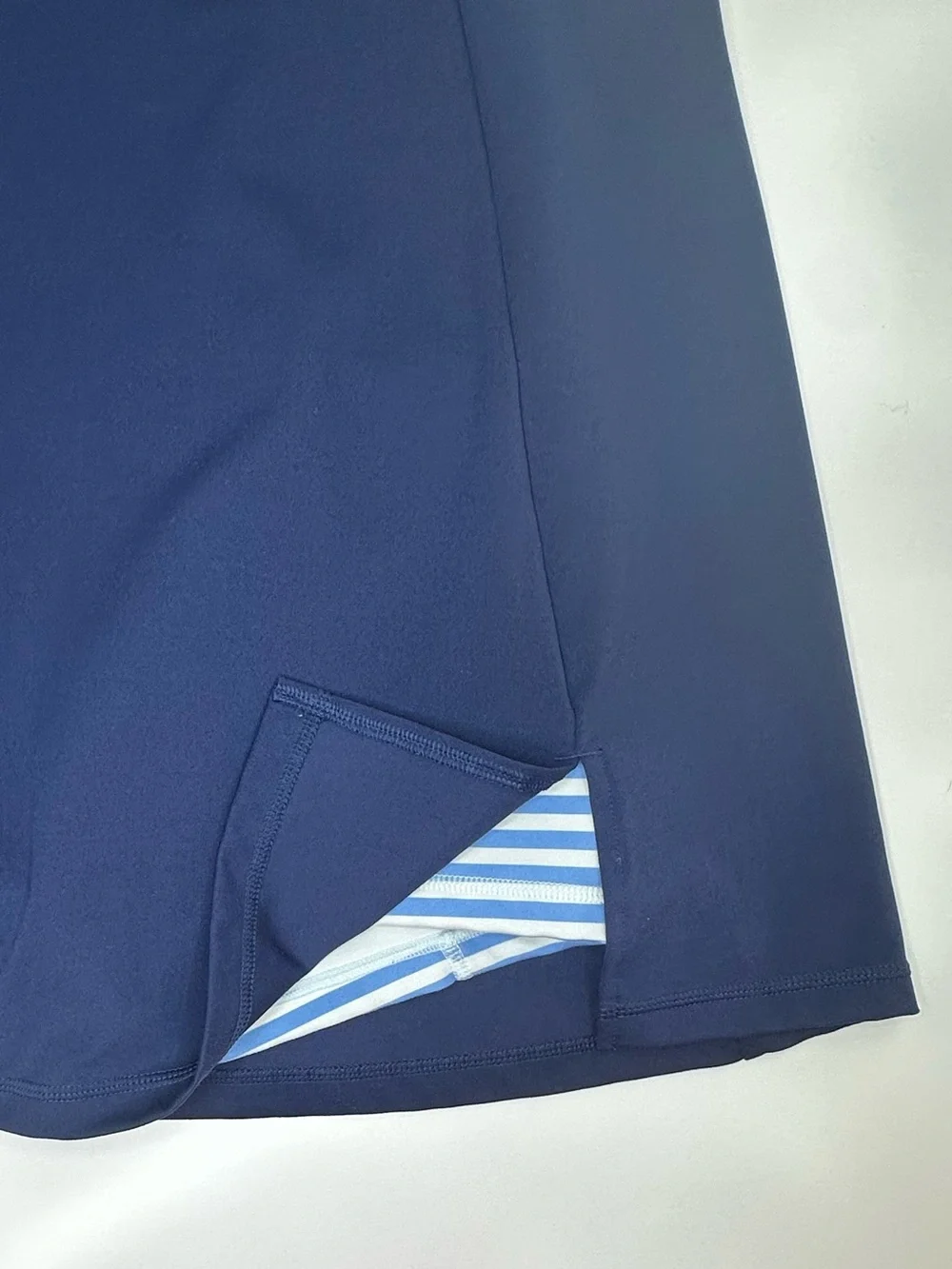 J.Crew Active CloudStretch Side-Slit Sports Dress Mediterranean Navy Medium